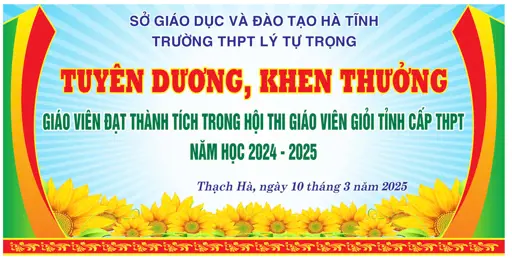 Tuyên dương, khen thưởng giáo viên đạt thành tích trong hội thi giáo viên giỏi Tỉnh cấp THPT 2024 -2025